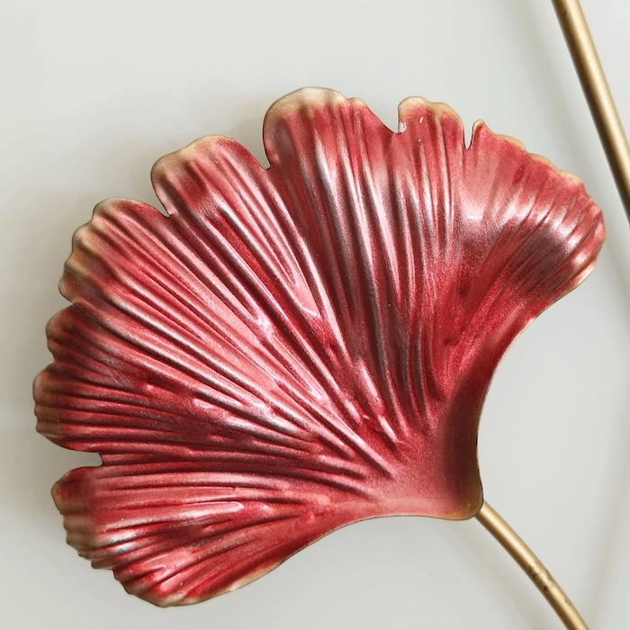 déco murale métal fleur