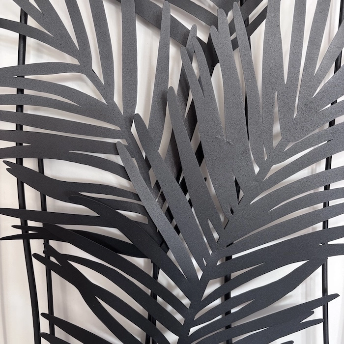 déco murale métal noir