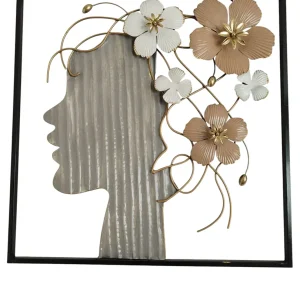 Décoration murale Tête à fleurs