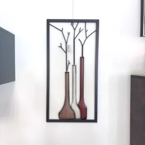 Décoration murale Vase brun