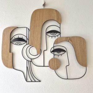 Décoration murale Visages