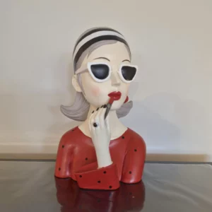 déco femme rouge à lèvre