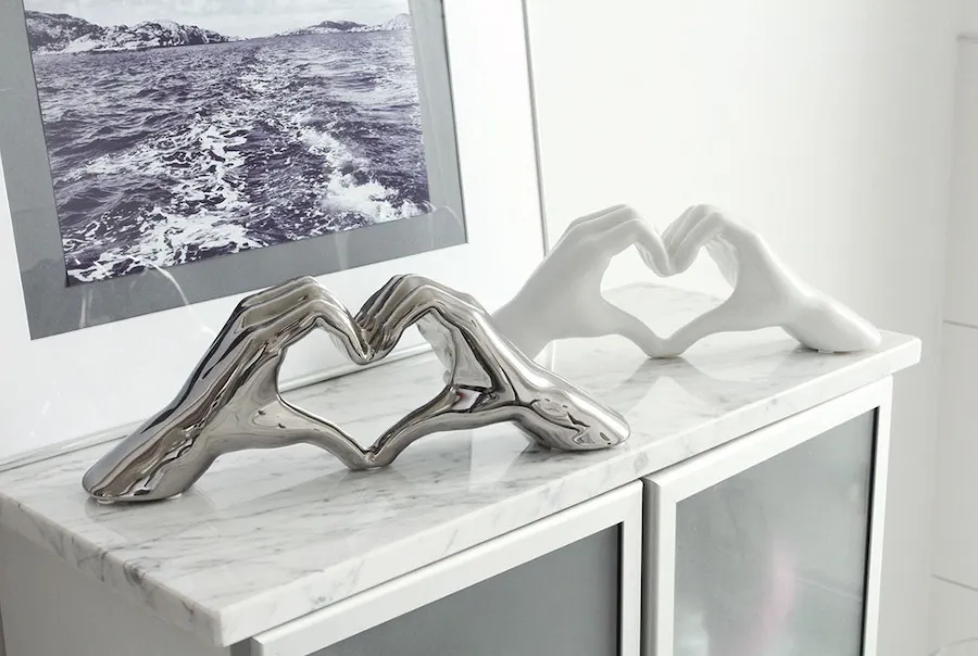 Déco Mains Coeur blanc – Image 5