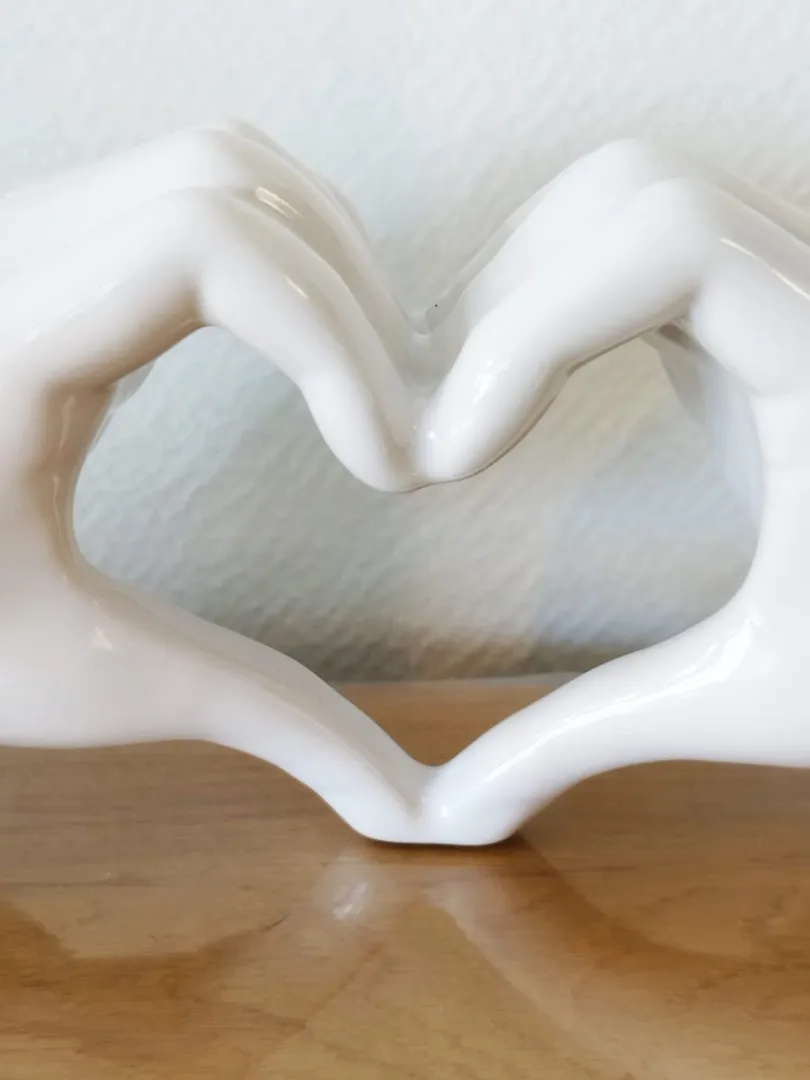 Déco Mains Coeur blanc – Image 3