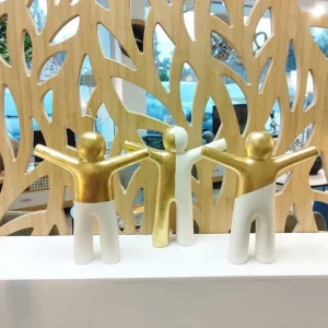 Déco P'tit Maurice blanc et doré