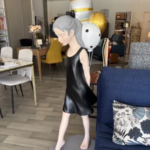 Grande déco Fille à ballons "Chic girl"