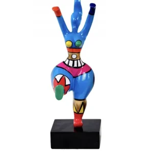 Sculpture Danseuse bleue