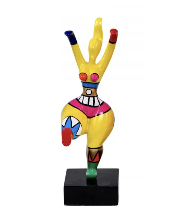 Sculpture Danseuse Jaune