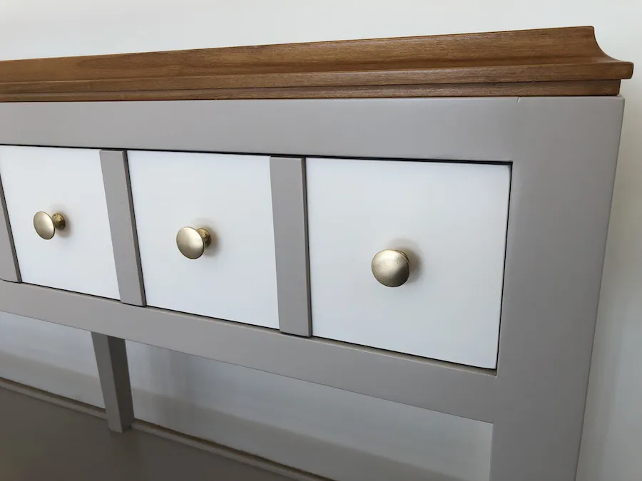 Double console Parisienne grise et ivoire – Image 5