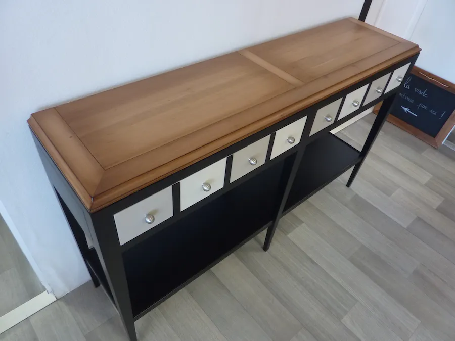 Double console Parisienne Noire et gris terreux – Image 9