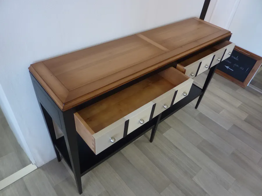 Double console Parisienne Noire et gris terreux – Image 12