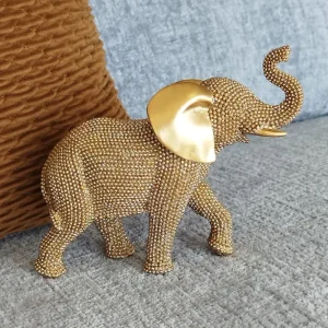 Décoration Eléphant doré Bozz