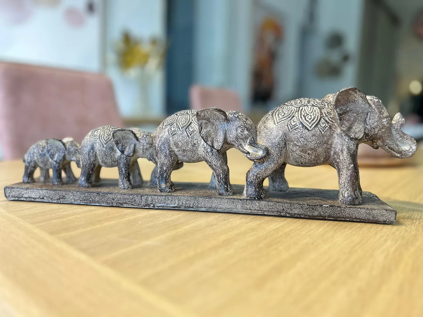 Sculpture Eléphants Mweya