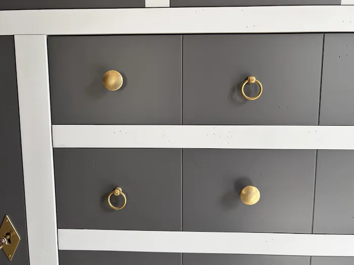 Enfilade Parisienne 3 portes grise – Image 6