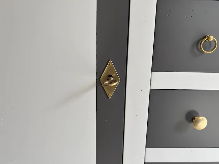 Enfilade Parisienne 3 portes grise – Image 3