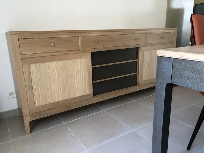 Enfilade Atelier 3 portes coulissantes brute – Image 9