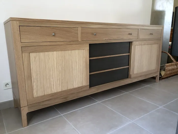 Enfilade Atelier 3 portes coulissantes brute – Image 8