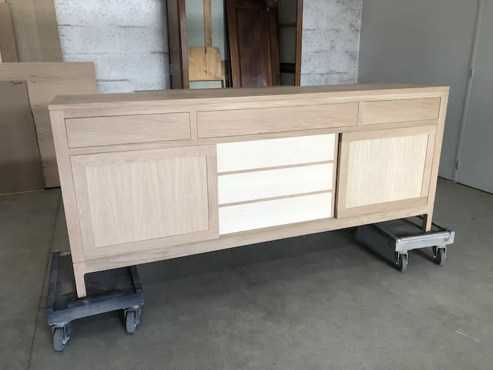 Enfilade Atelier 3 portes coulissantes brute – Image 2