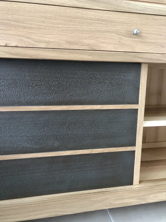 Enfilade Atelier 3 portes coulissantes brute – Image 10