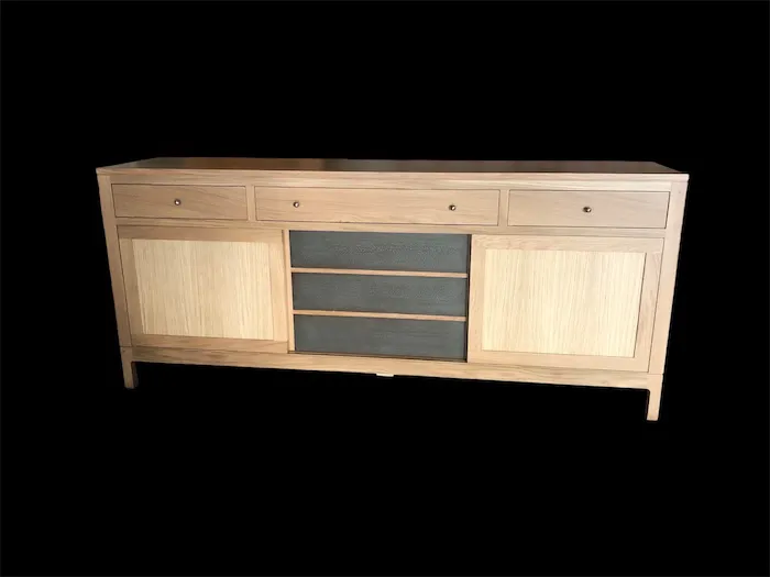 Enfilade Atelier 3 portes coulissantes brute