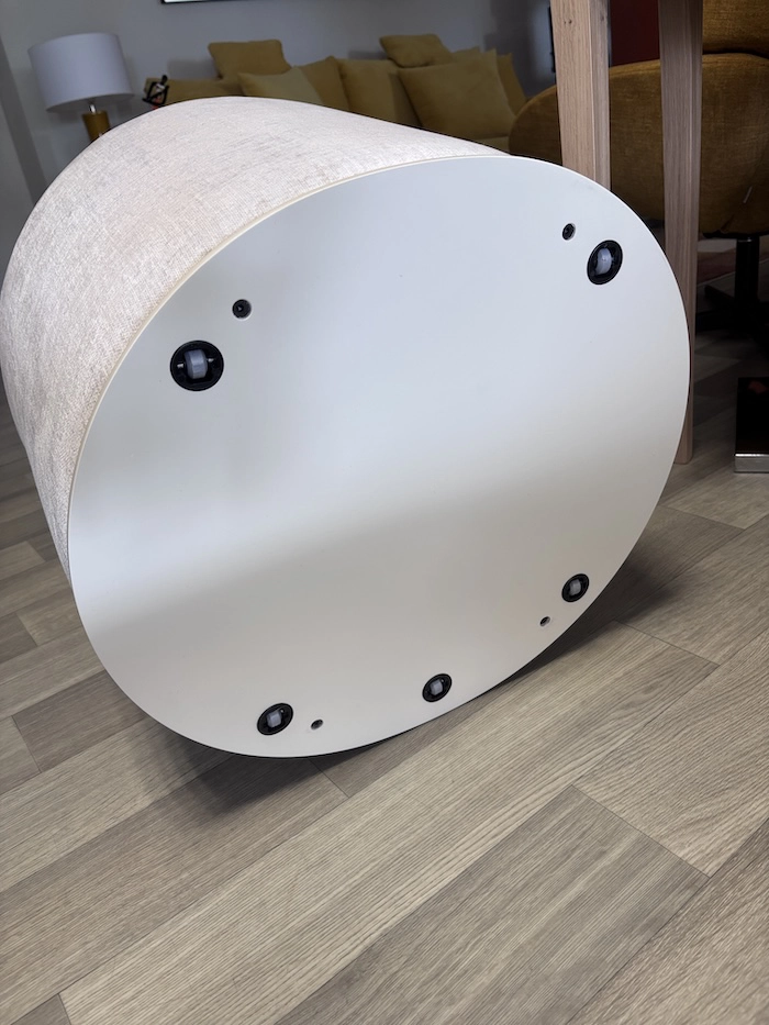 petit fauteuil salon ivoire