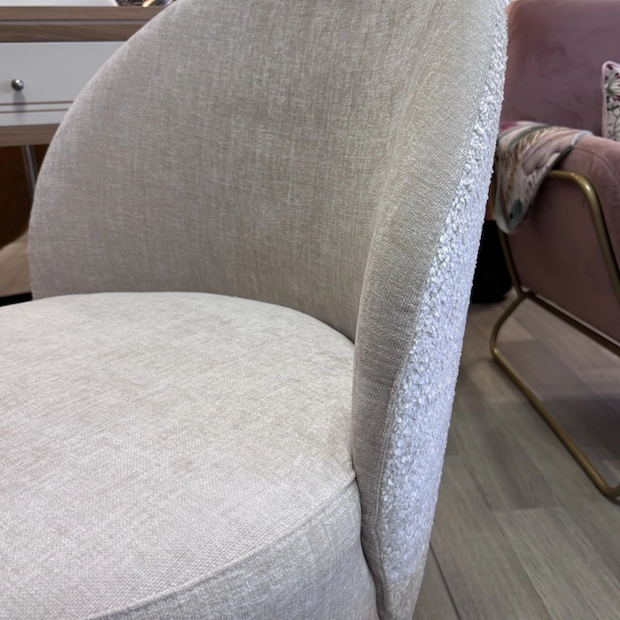 petit fauteuil salon ivoire