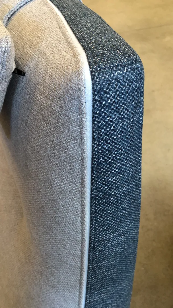 Fauteuil Catania Bleu & Gris rotatif – Image 8