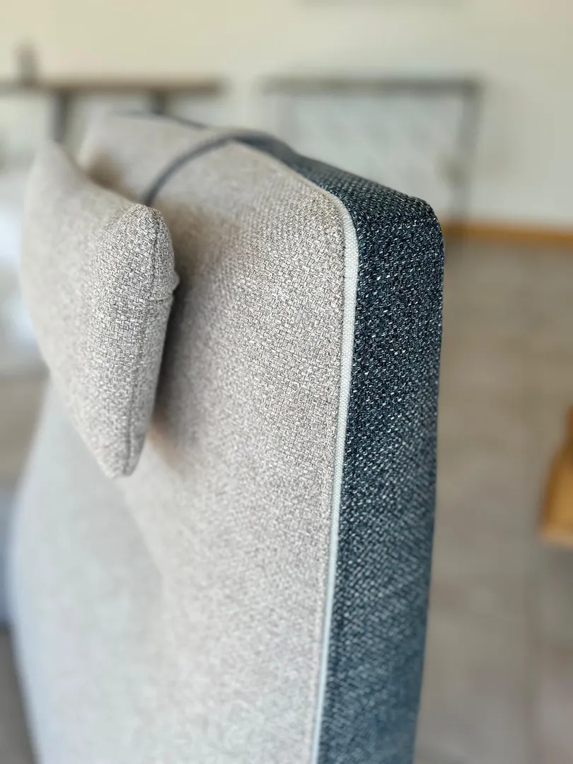 Fauteuil Catania Bleu & Gris rotatif – Image 6