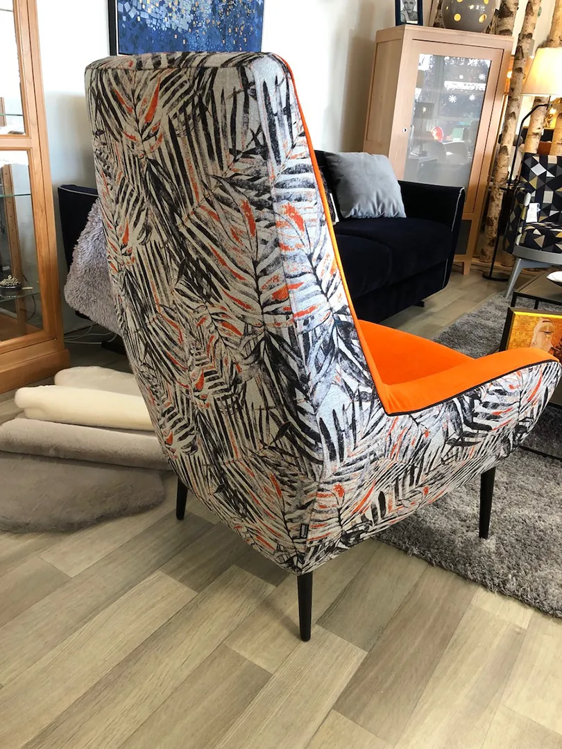 Fauteuil Catania moutarde uni – Image 4