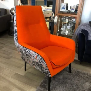 Fauteuil Catania moutarde uni