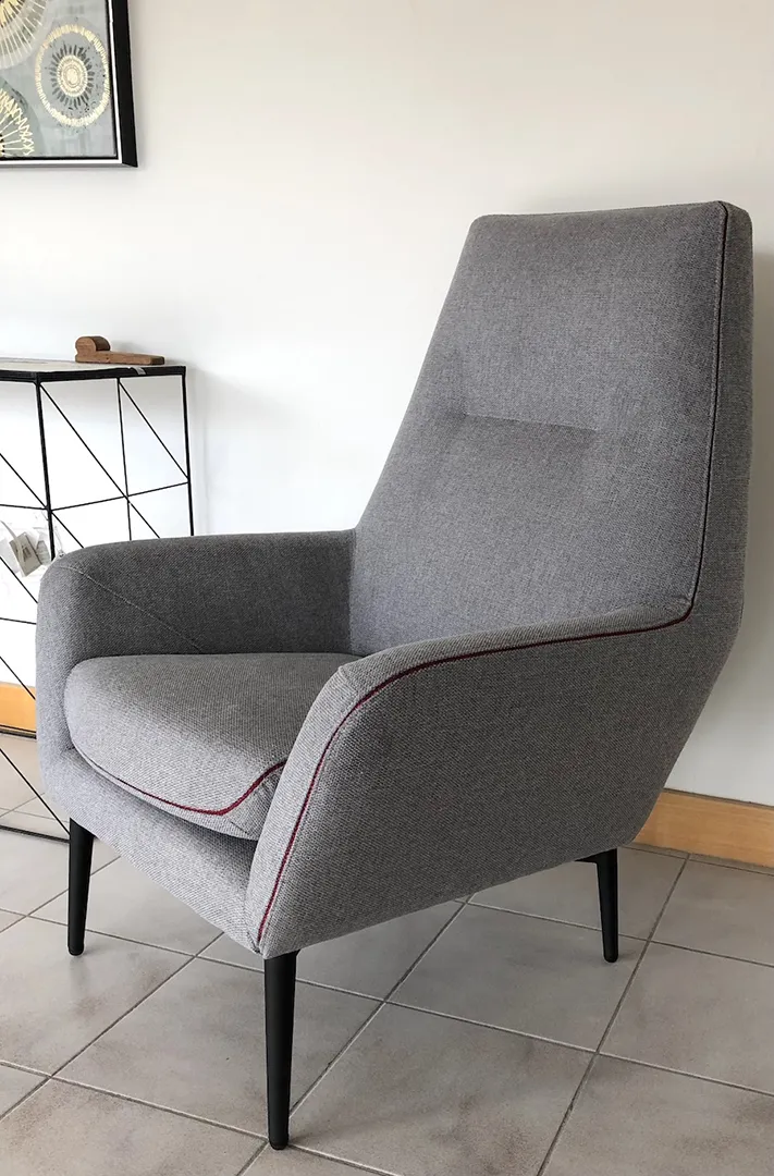 Fauteuil Catania gris – Image 4