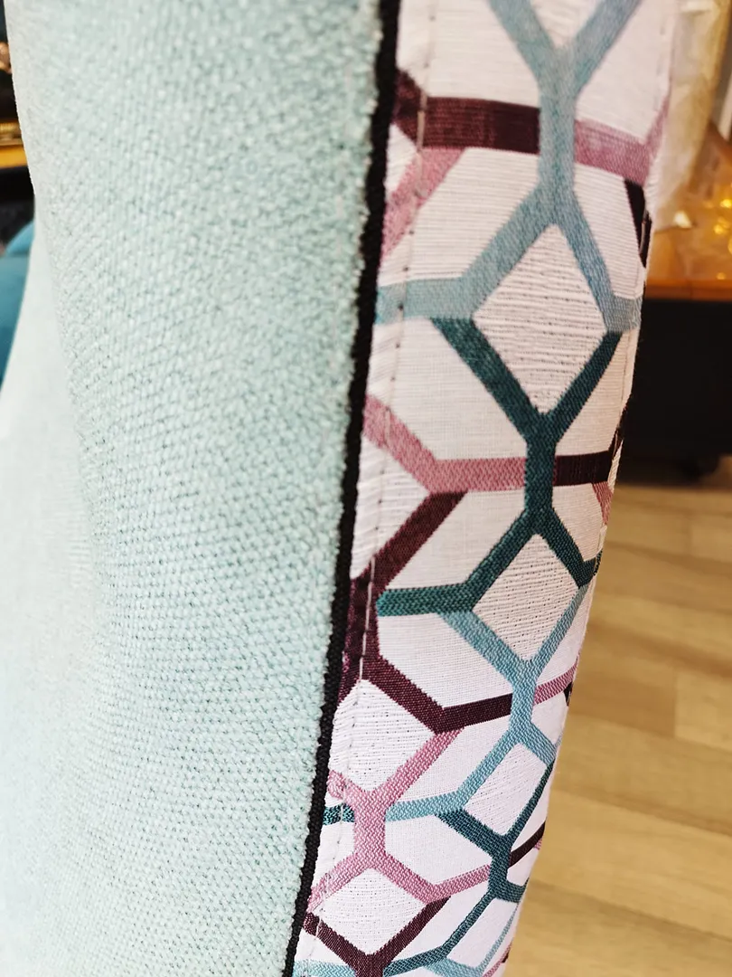 Fauteuil Catania Mosaïc vert-bleu clair – Image 3