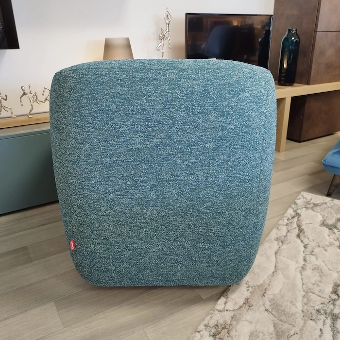 Fauteuil pivotant Géa bleu vert