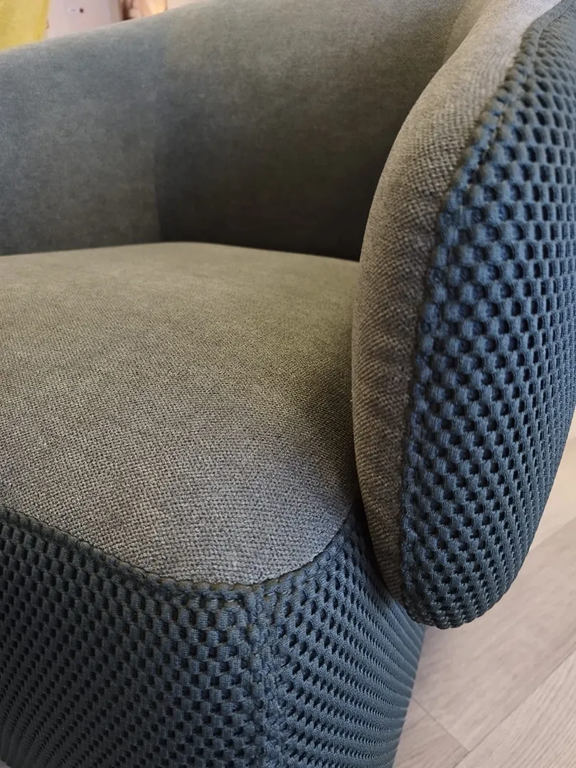 Fauteuil pivotant Géa kaki – Image 8