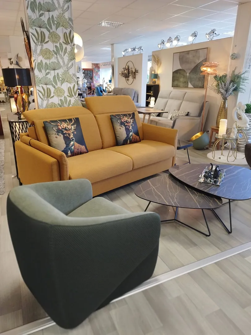 Fauteuil pivotant Géa kaki – Image 6