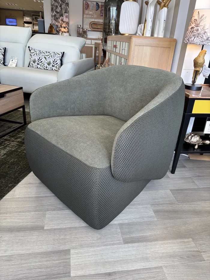 Fauteuil pivotant Géa kaki