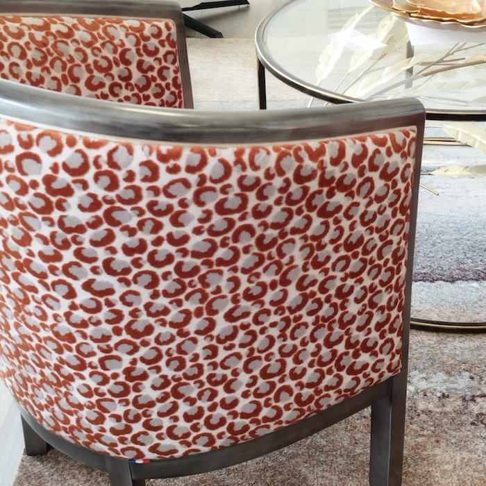 fauteuil léopard