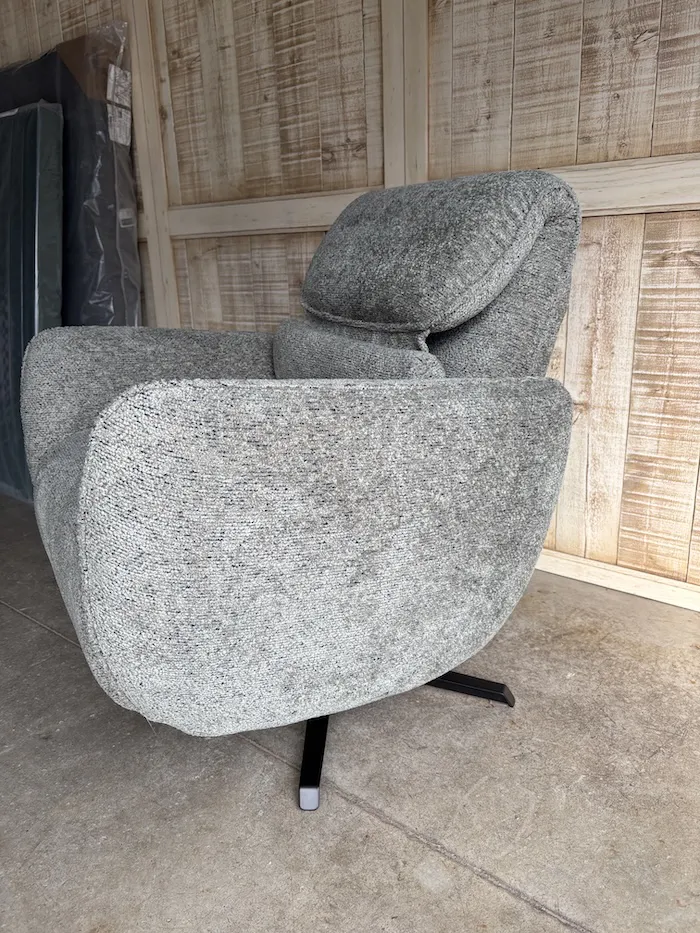 Fauteuil Relaxation Serpent Romy kaki – Image 2