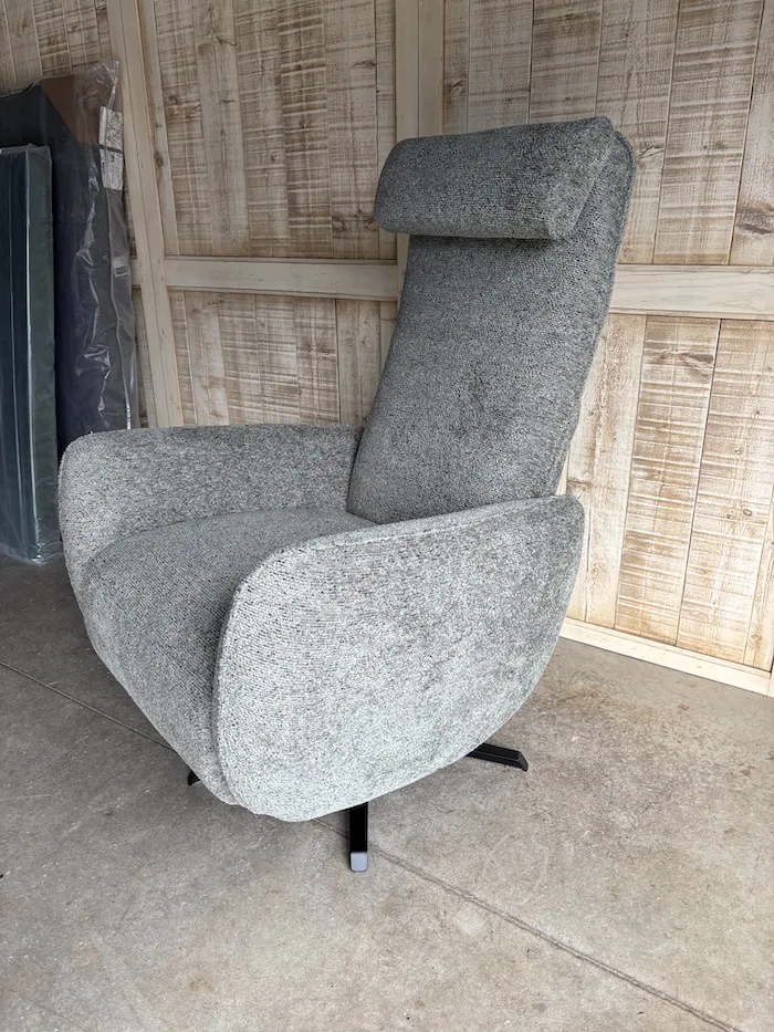 Fauteuil Relaxation Serpent Romy kaki – Image 3