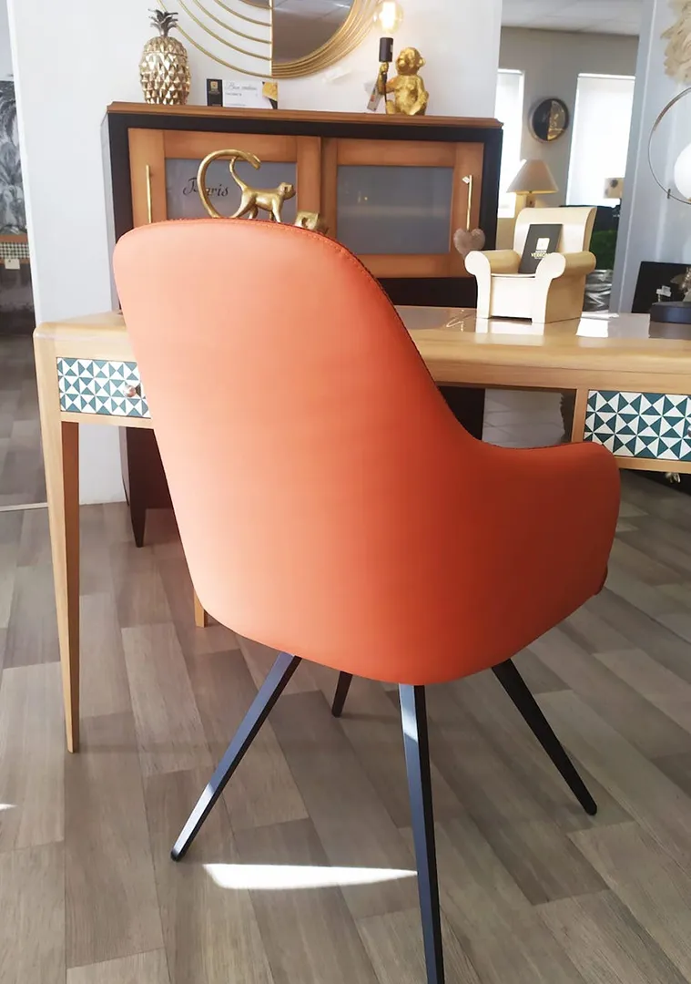 Fauteuil Alizé rotatif brique – Image 5