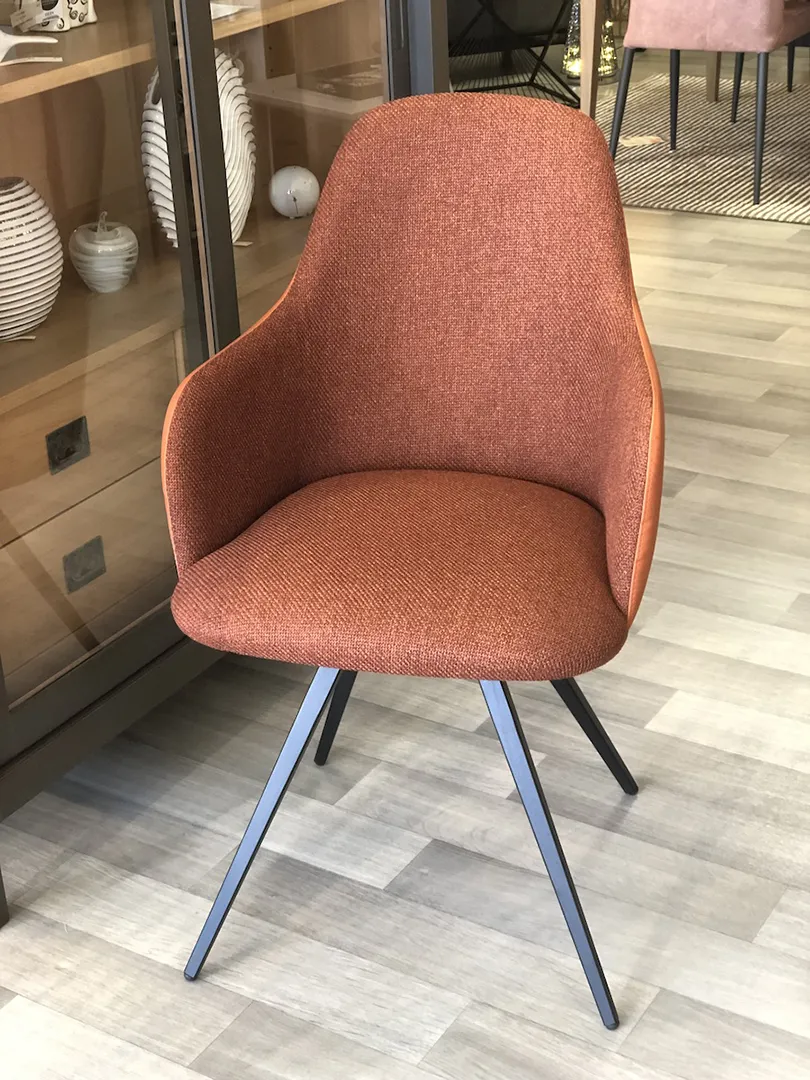 Fauteuil Alizé rotatif brique – Image 6