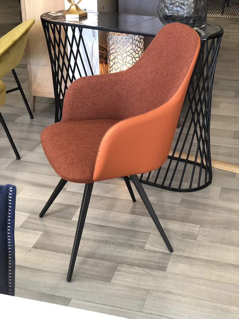 Fauteuil Alizé rotatif brique – Image 7
