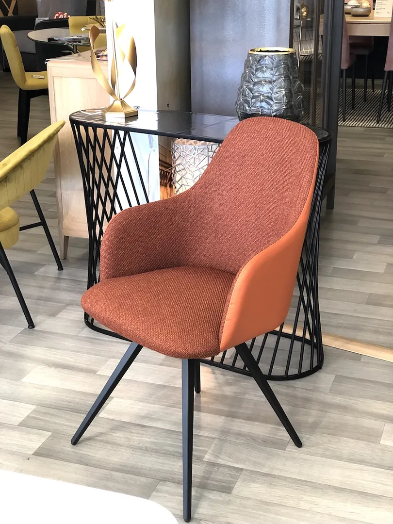 Fauteuil Alizé rotatif brique – Image 9