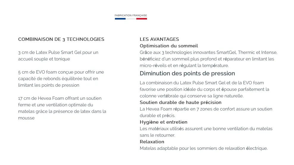 Matelas Platon 140 x 190 HYPNOVE – Image 8