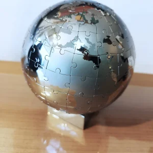 Globe puzzle aimanté