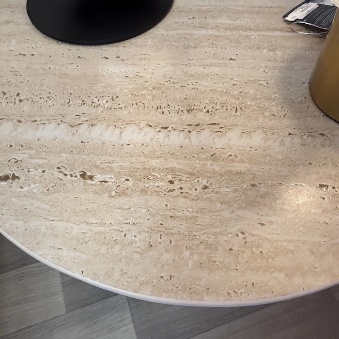 Table basse Travertin (haute) – Image 5