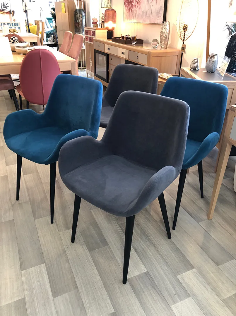 Lot de 4 chaises Sako (2) Mila (2)