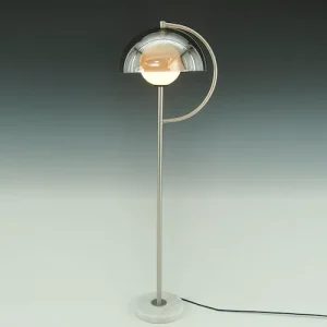 Lampe de sol Sphère verre