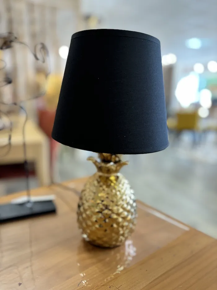 Lampe Ananas Doré – Image 4