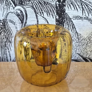 lampe verre moutarde